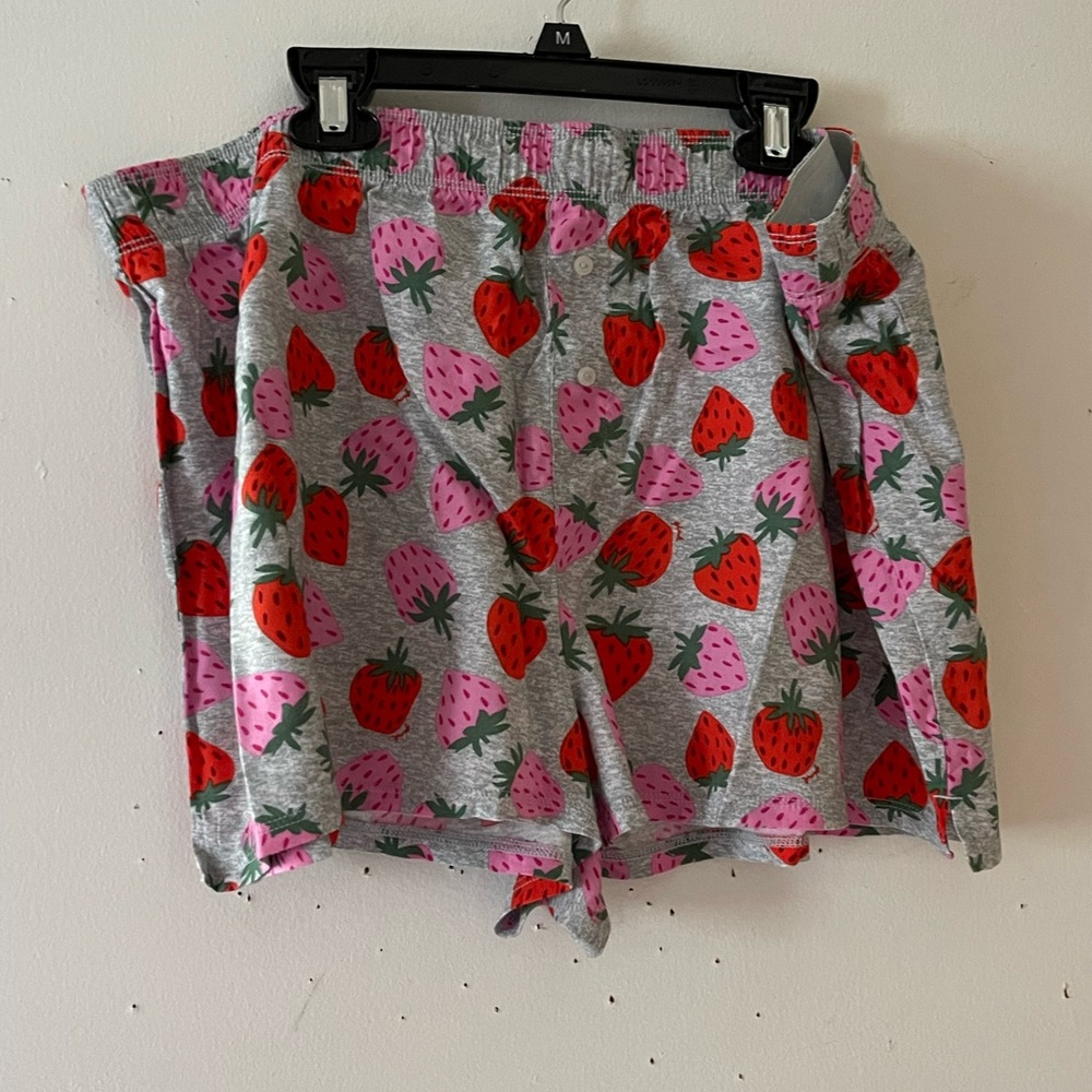 Pink sleep shorts